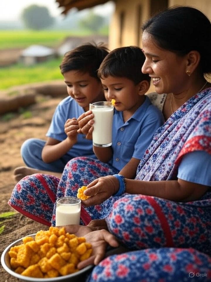 Pure milk in glass bottles